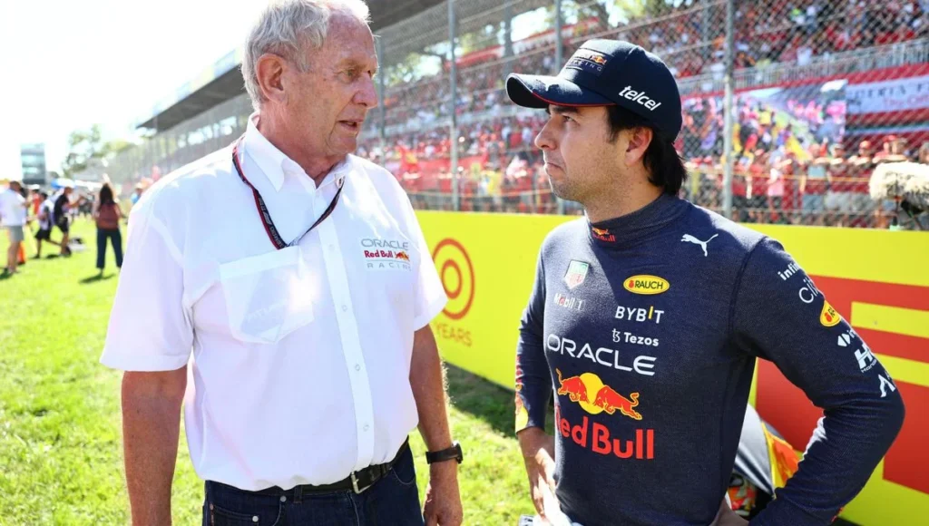 Helmut Marko contraataca a Checo Pérez