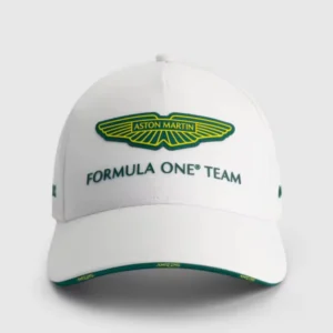 Gorra Fernando Alonso Aston Martin F1 Ed Blanco