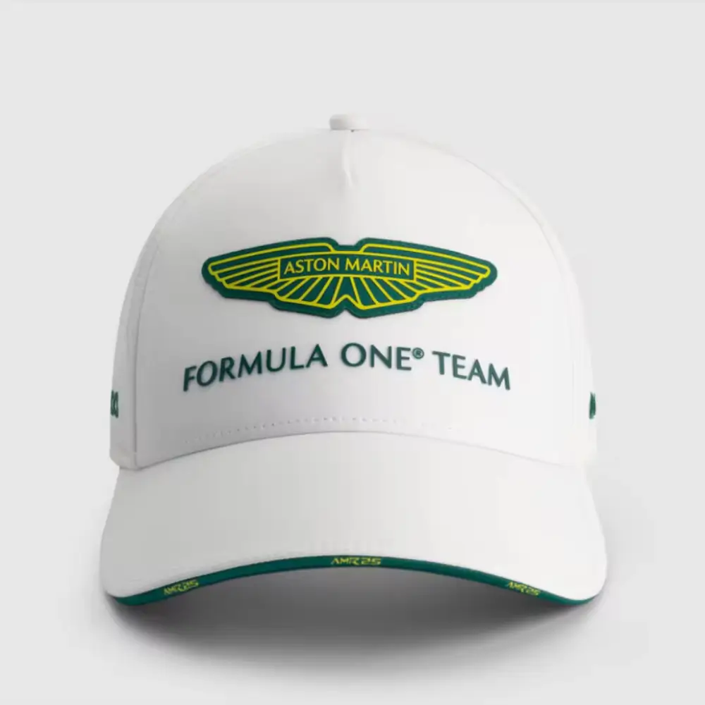 Gorra Fernando Alonso Aston Martin F1 Ed Blanco
