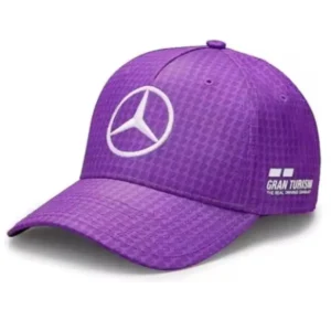 Gorra Lewis Hamilton Mercedes F1 Morada 2024