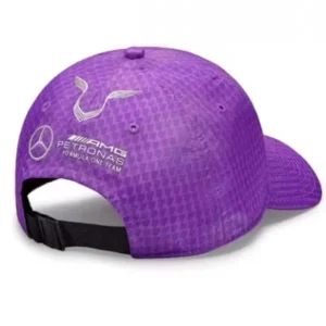 Gorra Lewis Hamilton Mercedes F1 Morada 2024