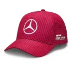 Gorra Lewis Hamilton Mercedes F1 Roja 2024