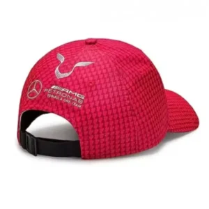 Gorra Lewis Hamilton Mercedes F1 Roja 2024